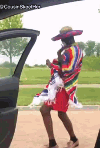 Dancing Cinco de Mayo celebration